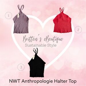 Britton’s eBoutique NWT Anthropologie Halter Top